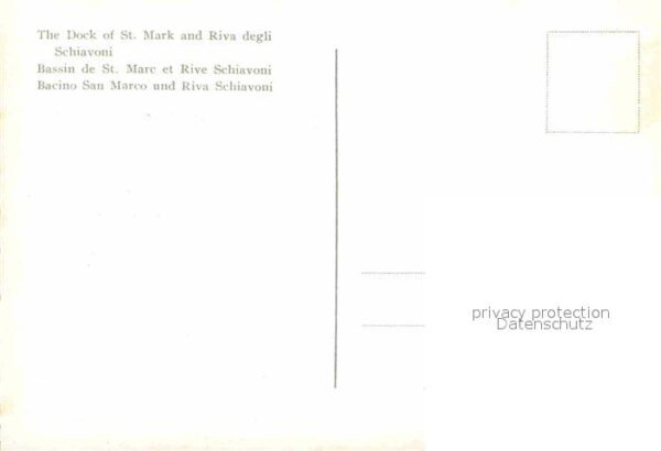 Venezia Venedig Bacino S. Marco e Riva Degli Schiavoni – Bild 2