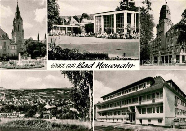 Bad Neuenahr-Ahrweiler Rosenkranzkirche Trinkhalle Kurhotel Ku