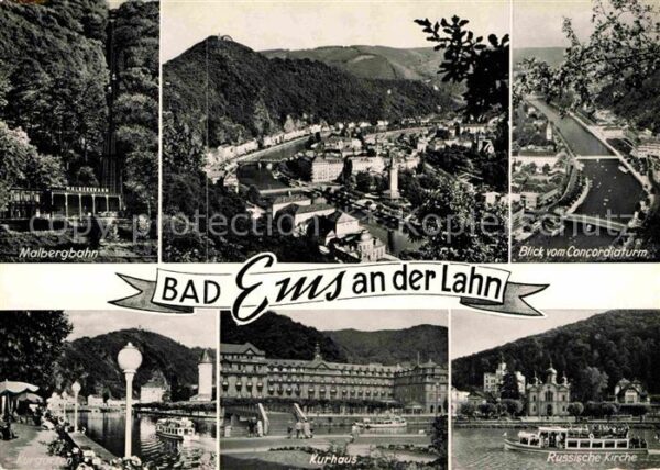 Bad Ems Concordiaturm Russische Kirche Kurhaus