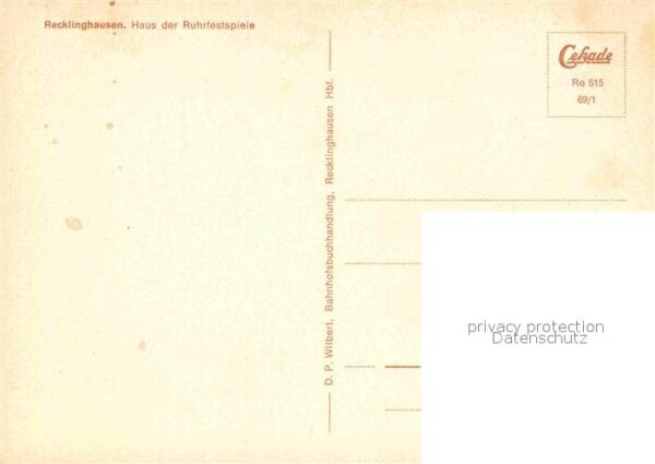 Recklinghausen Westfalen Haus der Ruhrfestspiele – Bild 2