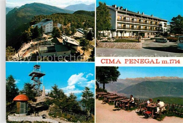 Cima Penegal Turm Fliegeraufnahme