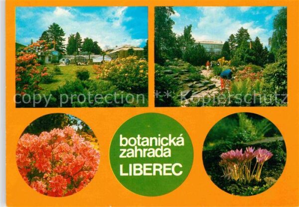 Liberec Venkovni areal zahrady botanicka zahrad