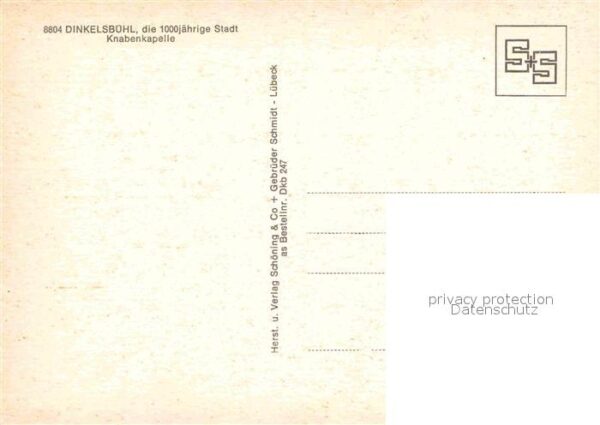Dinkelsbuehl Knabenkapelle – Bild 2