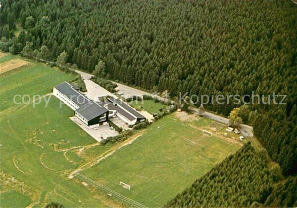 Holzminden Weser Fliegeraufnahme Jugendherberge Silberbo