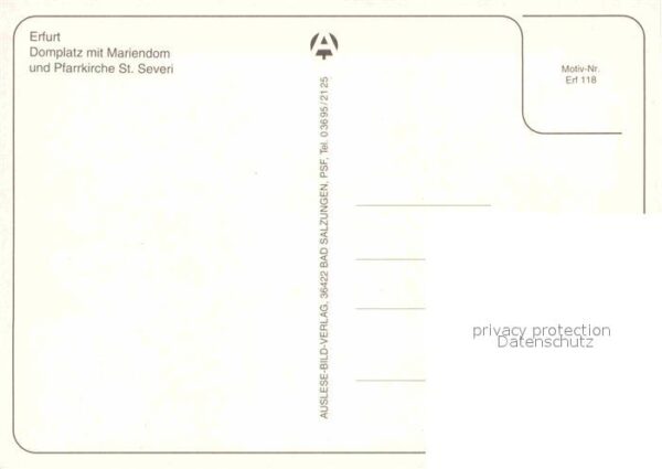 Erfurt Domplatz Mariendom Pfarrkirche St. Seve – Bild 2