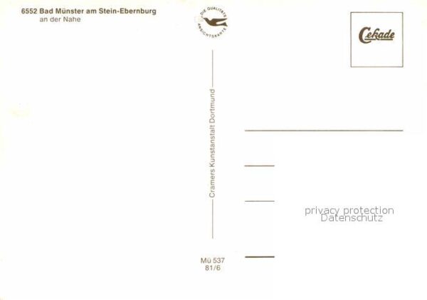 Bad Muenster Stein Ebernburg Fliegeraufnahme – Bild 2