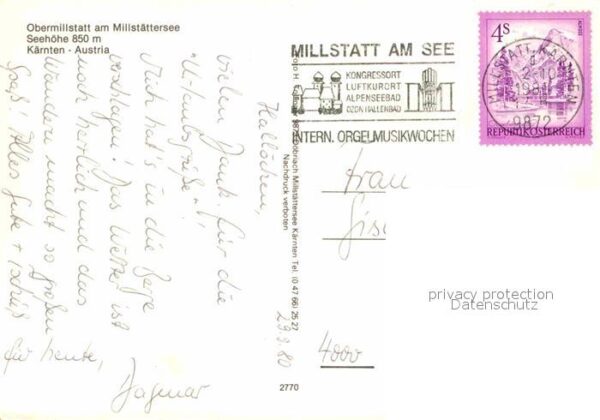 Obermillstatt Kaernten Fliegeraufnahme – Bild 2