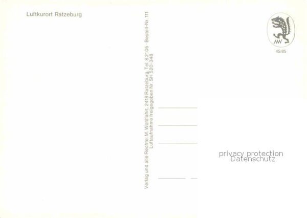 Ratzeburg Fliegeraufnahme – Bild 2