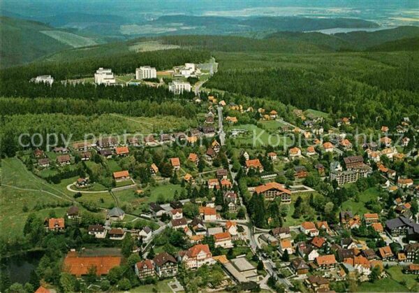 Hahnenklee-Bockswiese Harz Fliegeraufnahme