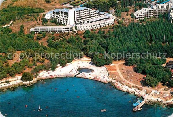 Porec Hotel Rubin Fliegeraufnahme