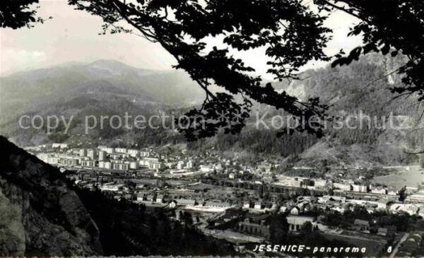 Jesenice Jechnitz Tschechien Panorama