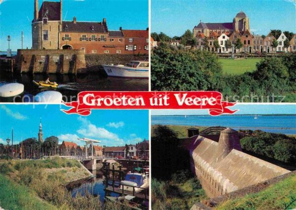 Veere Schloss Kirche Hafen