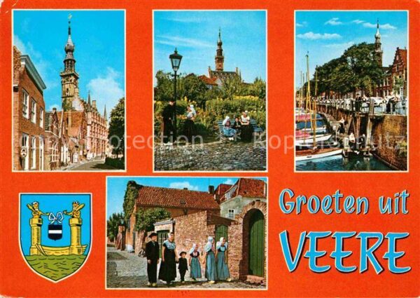 Veere Kirche Hafen Kleidertrachten