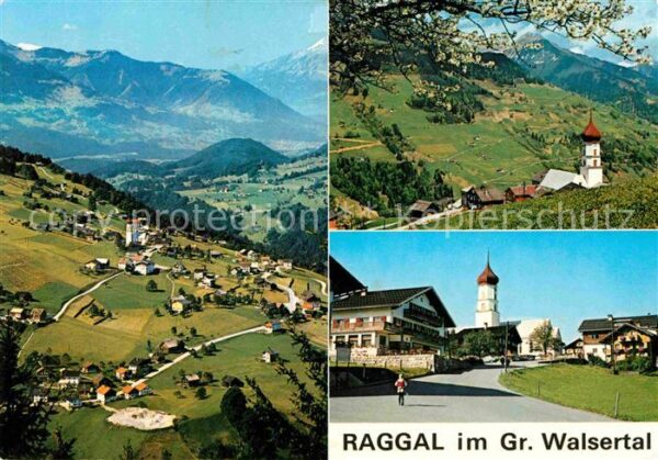 Raggal Panorama Kirche Ortsblick