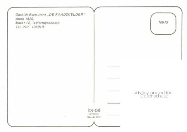 S-Hertogenbosch Gotisch Restaurant De Raadskelder – Bild 2