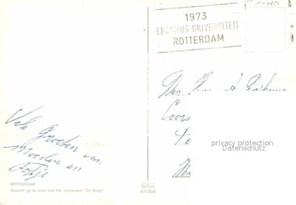 Rotterdam Gezicht op de stad met het monument De – Bild 2