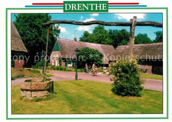 Drenthe Ziehbrunnen Ortsmotiv