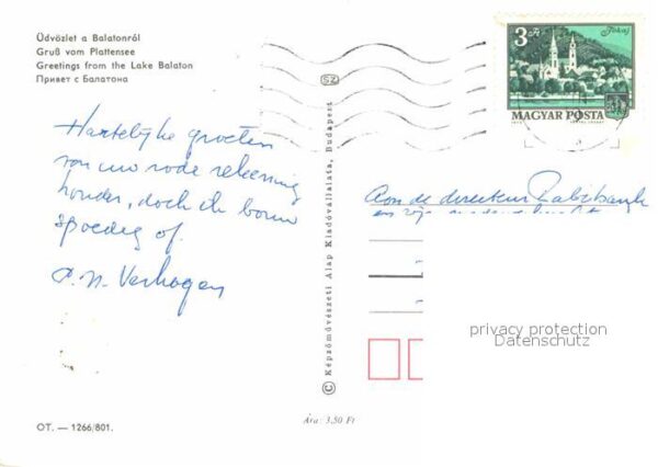 Balaton Plattensee Panorama Segelboote Kirche – Bild 2