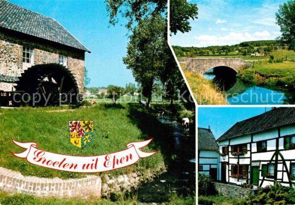 Epen Mühle Brücke Fachwerkhaus