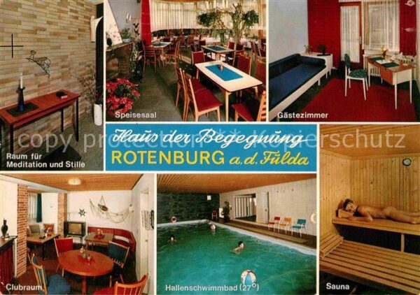 Rotenburg Fulda Haus der Begegnung Speisesaal Gästezimm