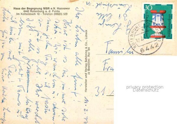 Rotenburg Fulda Haus der Begegnung Speisesaal Gästezimm – Bild 2
