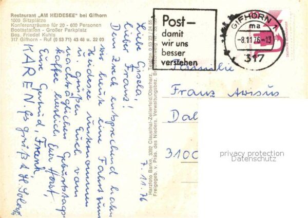 Gifhorn Restaurant am Heidsee Fliegeraufnahme – Bild 2