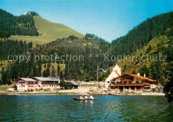 Schliersee Postgasthof und See Cafe St Bernhard am