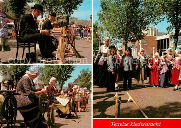 Texel Texelse klederdracht Spinnräder