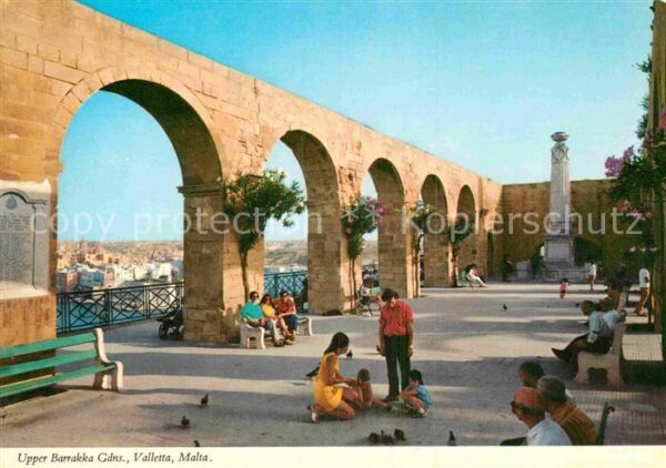 Malta Upper Barrakka Gens Valletta