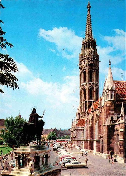 Budapest Matthiaskirche und St Stefans Denkmal