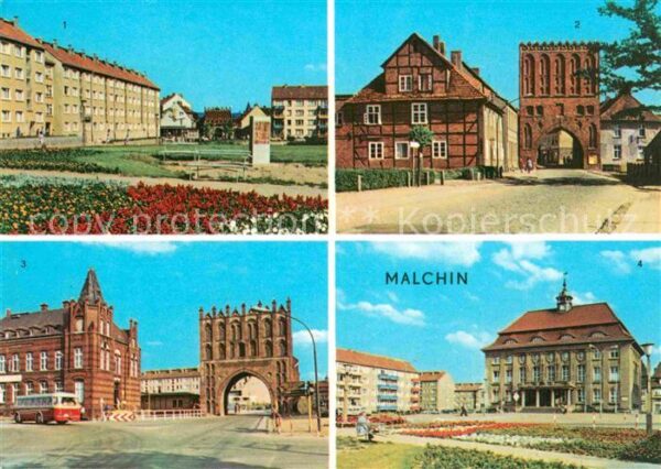 Malchin Demmin Karl Dressel Str Steintor Kalenisches T