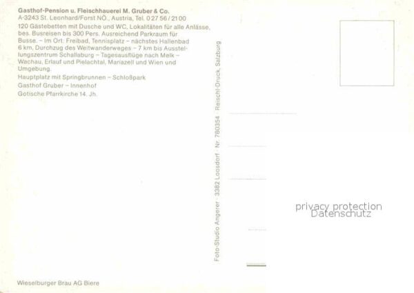 St Leonhard Forst Niederoesterreich Gasthof Pension Gruber Park Kirche Inne – Bild 2