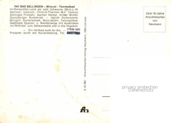 Bad Bellingen Mineral Thermalbad Fontäne – Bild 2