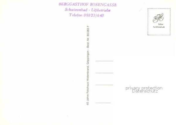 Oberaudorf Berggasthof Rosengasse Gaststube Lift – Bild 2