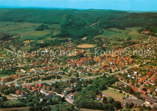Bad Driburg im Eggegebirge Fliegeraufnahme