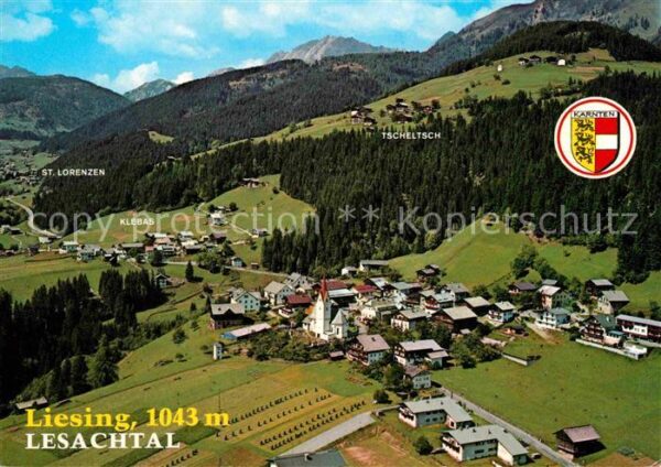 Liesing Kaernten St Lorenzen Klebas Tscheltsch Fliegerau