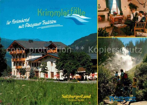 Salzburger Land Hotel Krimmlerfälle Kaminzimmer Wasserf