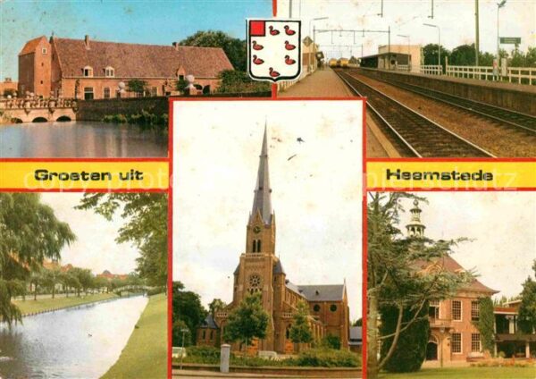 Heemstede Schloss Bahnhof Kanal Kirche