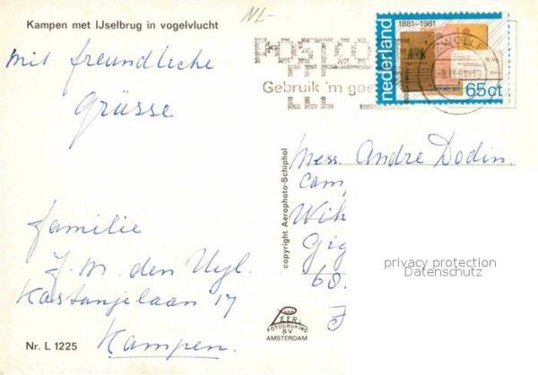 Kampen Niederlande met Ijselbrug in vogelvlucht – Bild 2