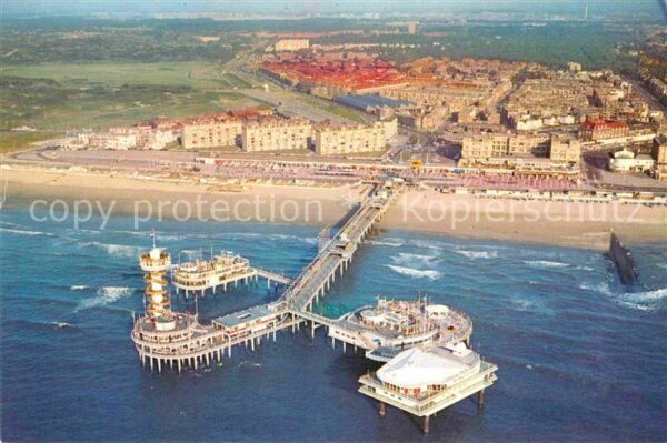 Scheveningen Seebrücke Fliegeraufnahme