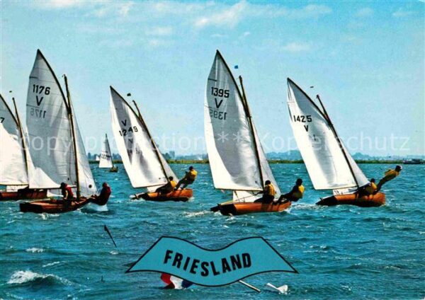 Friesland Niederlande Segelregatta