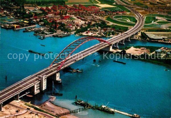 Rotterdam Van Brienenoordbrug Fliegeraufnahme
