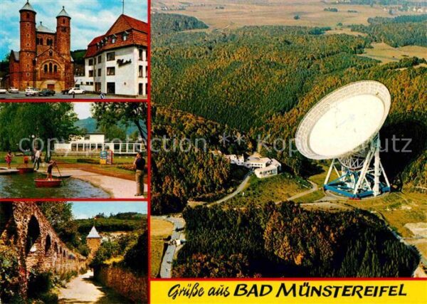 Bad Muenstereifel Roman  Stiftskirche Kurpark Wehrmauer R