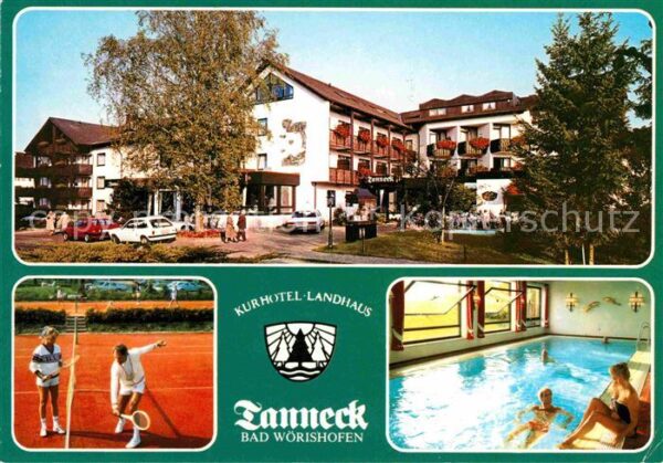 Bad Woerishofen Kurhotel Landhaus Tanneck Tennisplatz H
