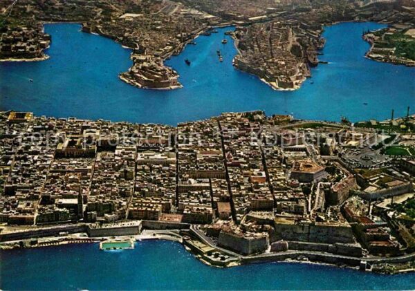 Malta Valletta and Grand Harbour Fliegeraufna