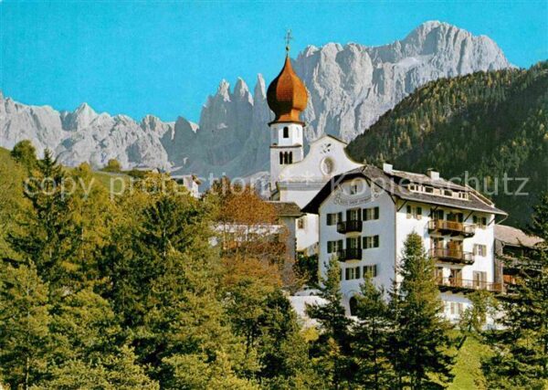 Tiers Tires Hotel Garni Tschagger Kirche