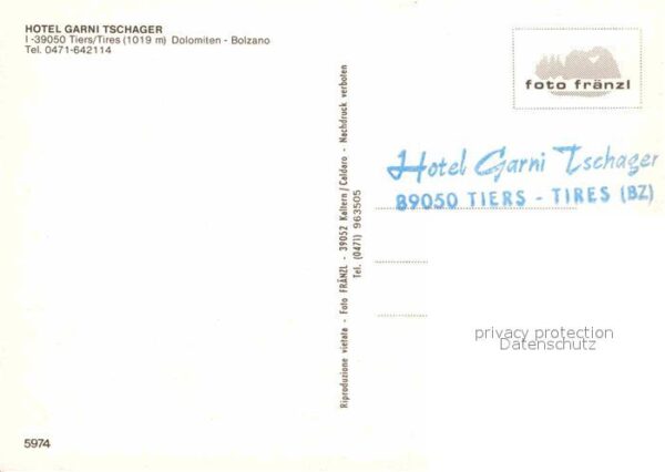 Tiers Tires Hotel Garni Tschagger Kirche – Bild 2