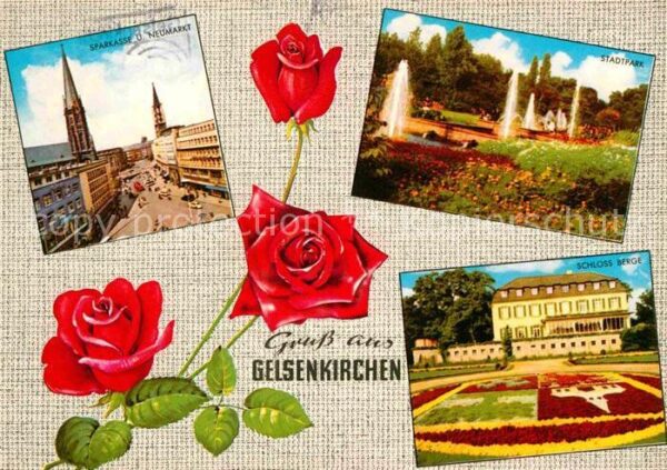 Gelsenkirchen Schloss Berge Sparkasse Neumarkt Stadtp