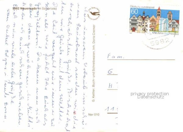 Neuenrade Panorama Park Ev Kirche Rathaus Altenze – Bild 2