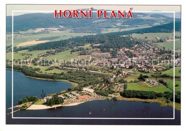 Horni Plana Fliegeraufnahme